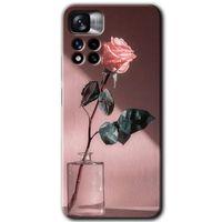 Redmi Note 11 Pro Plus 5G Kılıf HD Desen Baskılı Arka Kapak - Retro Gül + Kırılmaz Cam