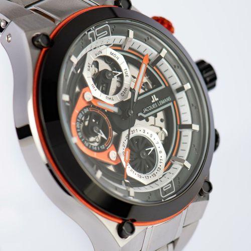 Jacques Lemans Manchester JL.1-2150E Quartz Çelik Gri 10 ATM 44 mm Erkek Kol Saati