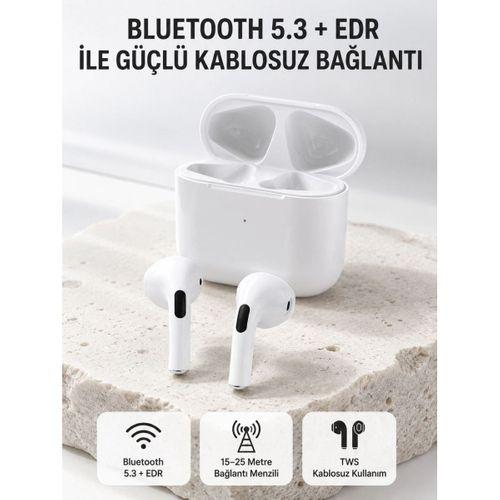 Tws Kablosuz Bluetooth Kulaklık 3 Saat Müzik 4 Saat Konuşma Şarj Kutulu