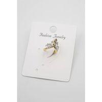 Taşlı Kıkırdak Küpe - Altın