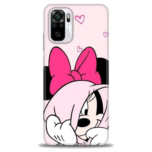 Xiaomi Poco M5s Kılıf HD Baskılı Kılıf - Pink + Tam Ekran Koruyucu