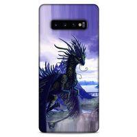 Samsung Galaxy S10 Plus Kılıf Dragons (37) Silicone Cover Ejderha Meyvesi