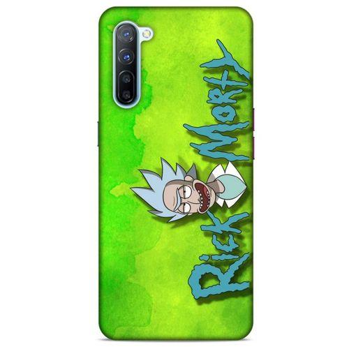 Oppo Reno 3 Uyumlu Kılıf Rick And Morty (12) Koruyucu Silikon Space Cruiser / Car