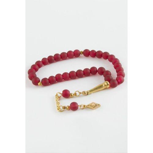 Yuvarlak Cam Taş Tesbih 8 mm