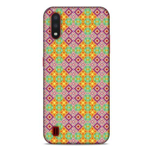Ethnic Culture (87) Samsung Galaxy A01 Kılıf Silikon Kapak Desenli