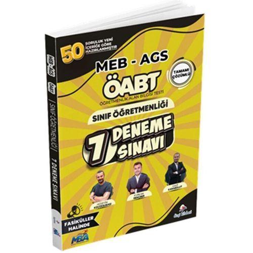 MEB AGS Sınıf Öğretmenliği Tamamı Pdf Çözümlü Fasiküller Halinde 7 Deneme Sınavı Dizgi Kitap