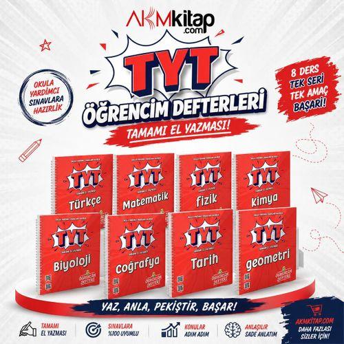 Murat Eğitim Yayınları TYT Öğrencim Defteri Seti 8 Kitap