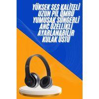 Wireless 5 0 Bluetooth Kablosuz Kulaklık Anc Özellikli Kulak Üstü Ayarlanabilir