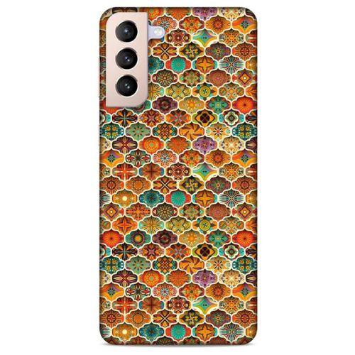 Lopard Samsung Galaxy S21 Plus Uyumlu Kılıf Ethnic Culture (61) Tam Koruma