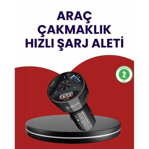 55w Pd Ve Quick Charge 3.0 Destekli Polygold Araç Şarj Adaptörü