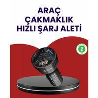 55w Pd Ve Quick Charge 3.0 Destekli Polygold Araç Şarj Adaptörü