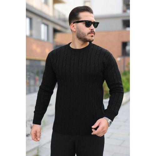 Erkek örgü Desen Bisiklet Yaka Kazak