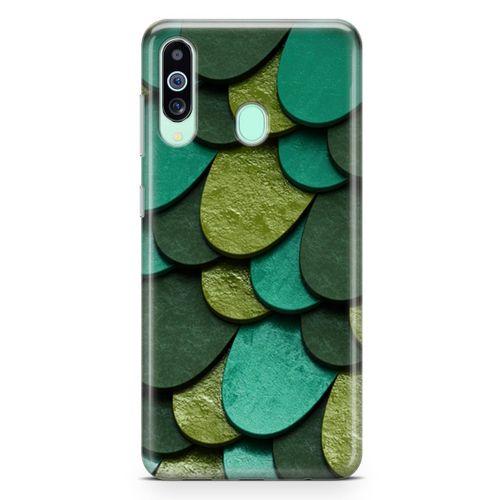 Samsung Galaxy A60 Kılıf Yeşilin 50 Tonu Arka Kapak Koruma Desenli Full Koruyucu