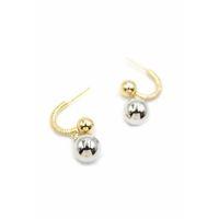 Top Halka Küpe - Gümüş