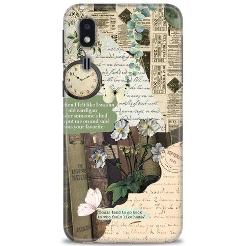 Samsung Galaxy A2 Core Kılıf HD Baskılı Kılıf - Daisy Rose + Tam Ekran Koruyucu