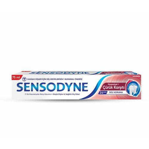 Sensodyne Hassasiyet + Çürüklere Karşı Koruma Diş Macunu 75ml