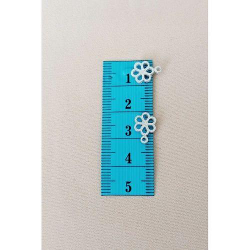 Oya Abiye Bileklik Kolye Pleksi Metalik Plastik Pul Gümüş Renk 8 gram 100 adet - BNC528