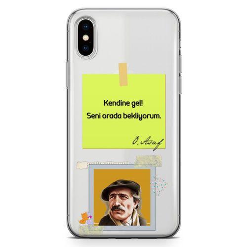 Apple iPhone XS Kılıf Caps Özdemir Asaf Arka Kapak Koruma Desenli Full Koruyucu