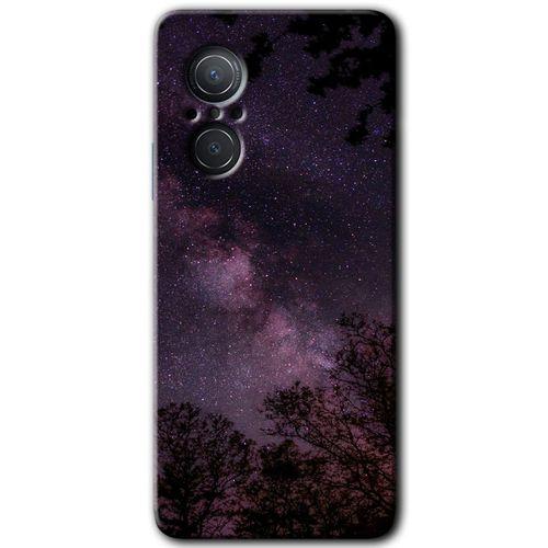 Huawei Nova 9 SE HD Baskılı Kılıf + 9D Tam Ekran Koruyucu - Gece Galaksi