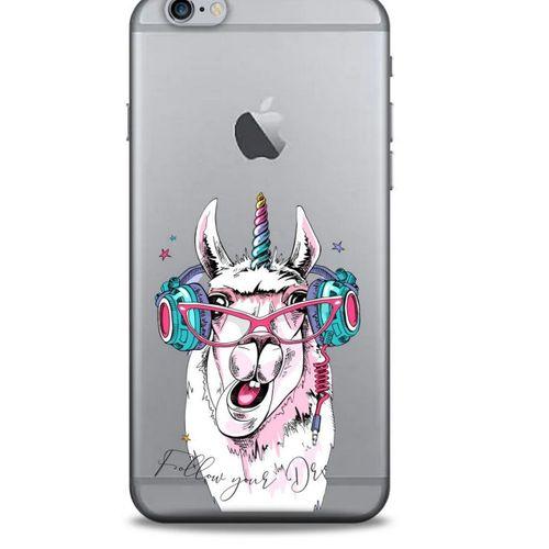 Zoologix (10) Apple Iphone 6S Plus Şeffaf Kılıf Silikon Desenli
