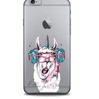 Zoologix (10) Apple Iphone 6S Plus Şeffaf Kılıf Silikon Desenli