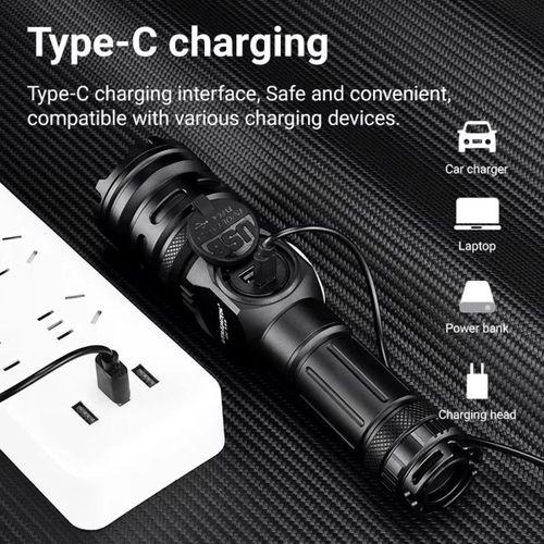 Ws-6868 25watt 2500 Lümen Usb Type-c Şarjlı El Feneri