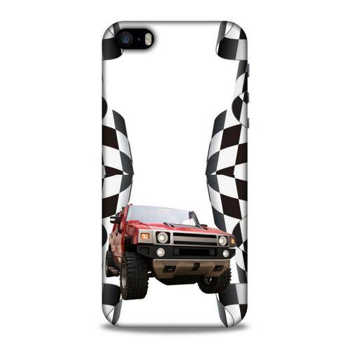 Lopard Apple Iphone 5S Uyumlu Kılıf PickUpX (24) Darbe Emici Kılıf Kırmızı Hummel