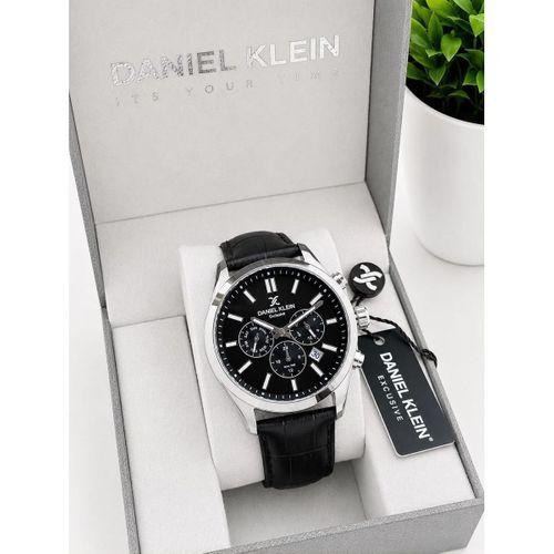 Daniel Klein Damat Ve Takım Elbiseye Özel 2 Yıl Garantili Deri Kordon Erkek Kol Saati VS.BLKT.1067
