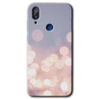 Vestel E5 Kılıf HD Desen Baskılı Arka Kapak - Blur Lights + Kırılmaz Cam