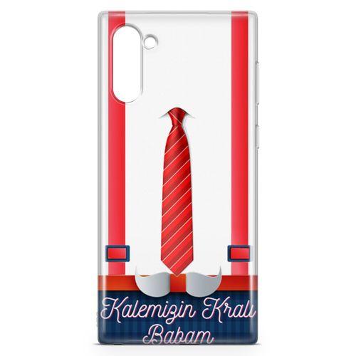 Samsung Galaxy Note 10 Kılıf Babalar Günü Hediyesi Arka Kapak Koruma Desenli Full Koruyucu