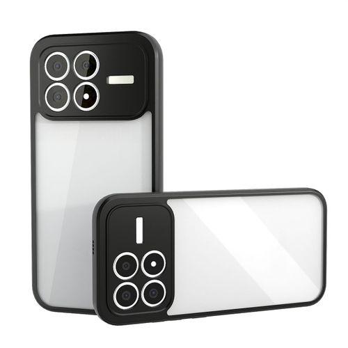 Xiaomi Poco F8 Pro Kılıf Kamera Korumalı Şeffaf Arka Yüzey Zore New Roll Kapak