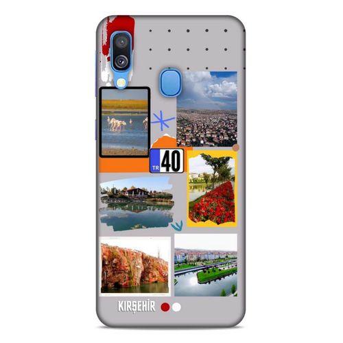 Lopard Samsung Galaxy A40 Uyumlu Kılıf Şehirli ※ (40) Kırşehir Fit Silikon Kılıf