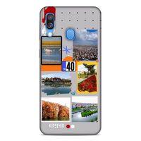 Lopard Samsung Galaxy A40 Uyumlu Kılıf Şehirli ※ (40) Kırşehir Fit Silikon Kılıf