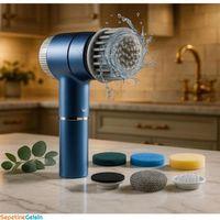 Sepetinegelsin Profesyonel 5i 1 Arada Şarjlı Temizlik Fırçası