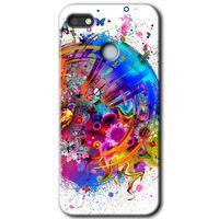 MRCİLETİSİM General Mobile GM 8 Go Kılıf HD Desen Baskılı Arka Kapak + Temperli Cam - 4K Clock