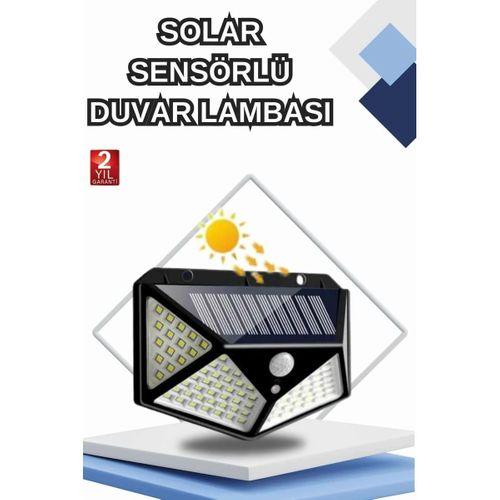 Bahçe Lambası Bahçe Aydınlatma Sensörlü Suya Dayanıklı 100 Led