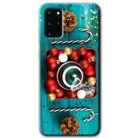 Samsung Galaxy S20 Plus HD Baskılı Kılıf + 9D Tam Ekran Koruyucu - Christmas