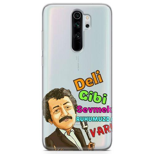 Xiaomi Redmi Note 8 Pro Kılıf Caps Müslüm Gürses Arka Kapak Koruma Desenli Full Koruyucu