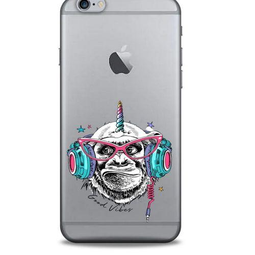 Zoologix (15) Apple Iphone 6 Plus Şeffaf Kılıf Silikon Desenli