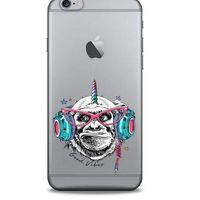 Zoologix (15) Apple Iphone 6 Plus Şeffaf Kılıf Silikon Desenli