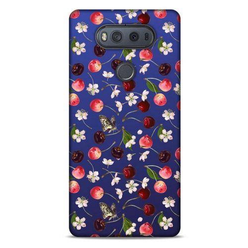 Frutix Kiraz 02 LG K61 Kılıf Desenli Silikon