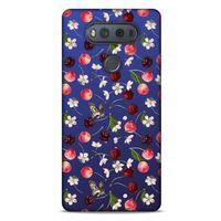 Frutix Kiraz 02 LG K61 Kılıf Desenli Silikon