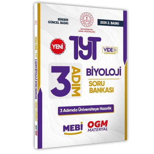 2026 TYT MEBİ-OGM 3 ADIM Biyoloji Soru Bankası RENKLİ A4 Boyut Video Çözümlü BASKI ÜCRETİ