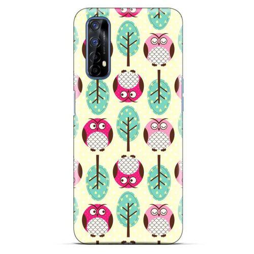 Baykuşlar (30) Desenli Silikon Kapak Telefon Kabı Oppo Realme 7 Kılıf