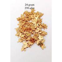 Oya Abiye Bileklik Kolye Pleksi Metalik Plastik Pul Altın Renk 24 gram 270 adet - BNC555