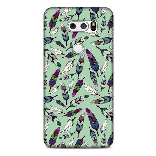 LG K40S Kılıf Desenli Özel Seri Tüyler (14) Lansman Kılıf