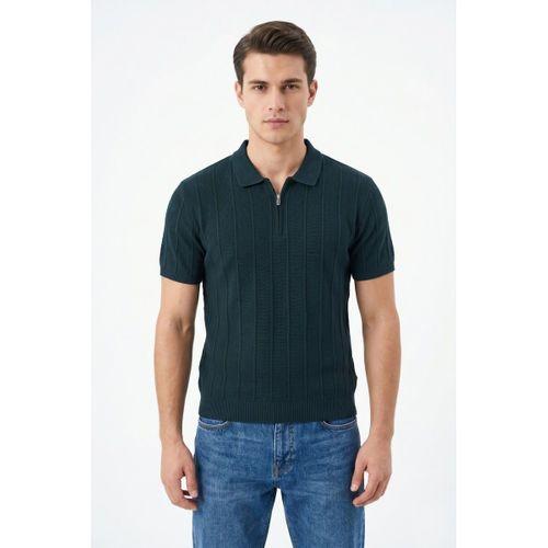 Erkek Spor Polo Yaka Triko Tişört BGL-ST05373
