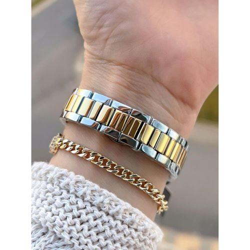 Daniel Klein Çelik Kordonlu 2 Yıl Garantili 3 Atm Suya Dayanıklı Kadın Kol Saati+Bileklik BD.10070.4