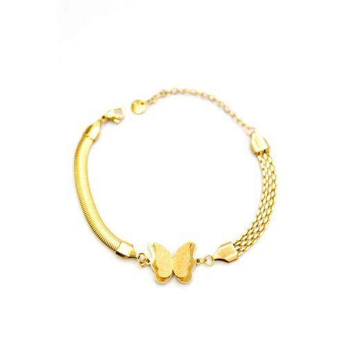 Kelebek Bileklik - Altın