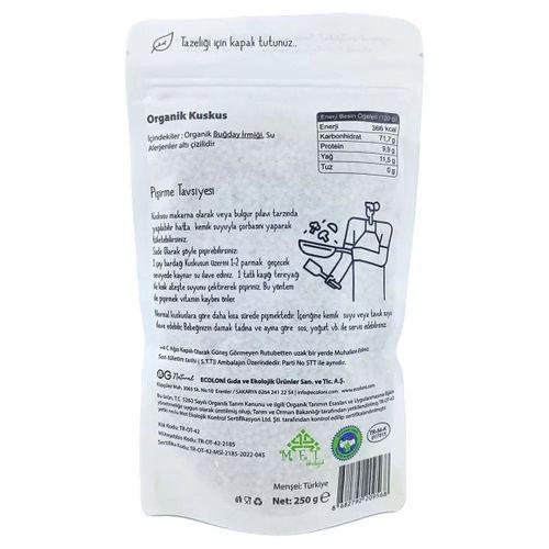 OG Natural OG Natural Organik Sade Bebek Kuskus 250 Gr
